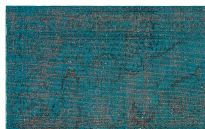 Athens 31033 Turquoise Tumbled Wool Hand Woven Carpet 168 x 265
