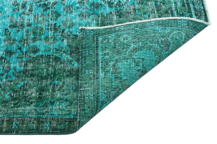 Athens 35079 Turquoise Tumbled Wool Hand Woven Rug 170 x 278