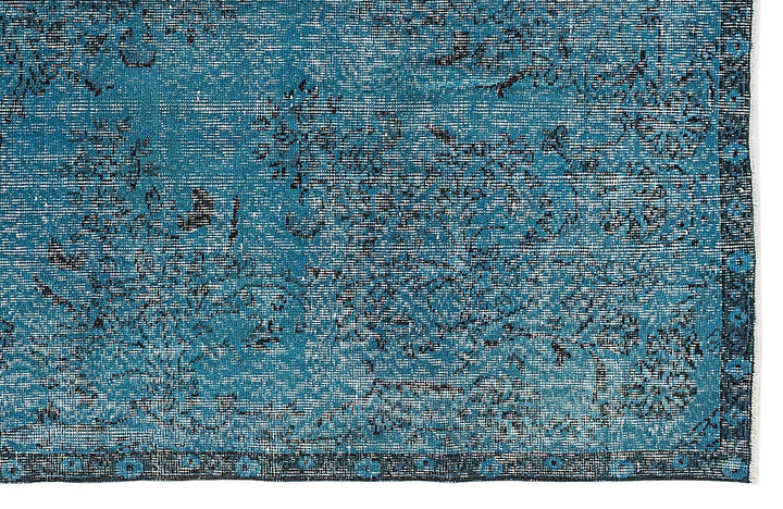 Athens 8033 Turquoise Tumbled Wool Hand Woven Rug 180 x 300