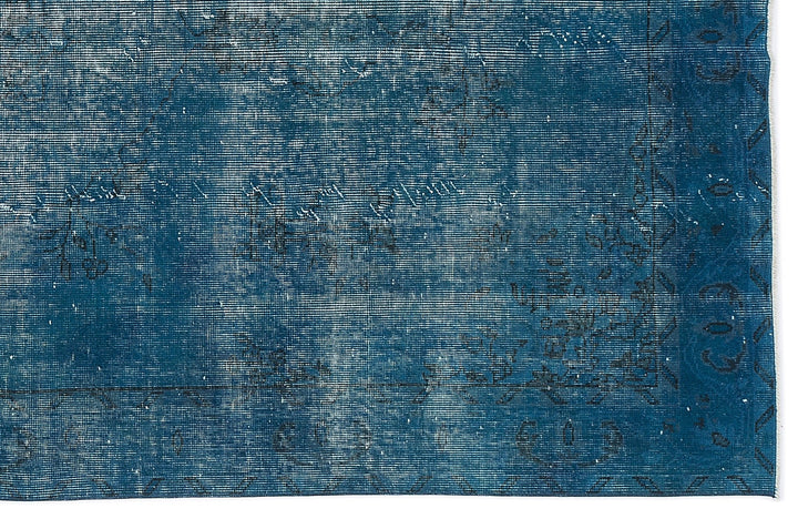 Athens 8180 Turquoise Tumbled Wool Hand Woven Carpet 169 x 285