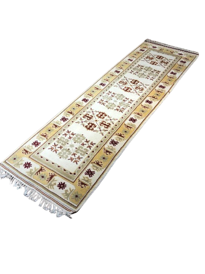 Antique Handwoven Turkish Kilim Runner Rug (2.78 ft. X 9.35 ft.) (85 cm x 285 cm) - 3X9 Turkish Kilim