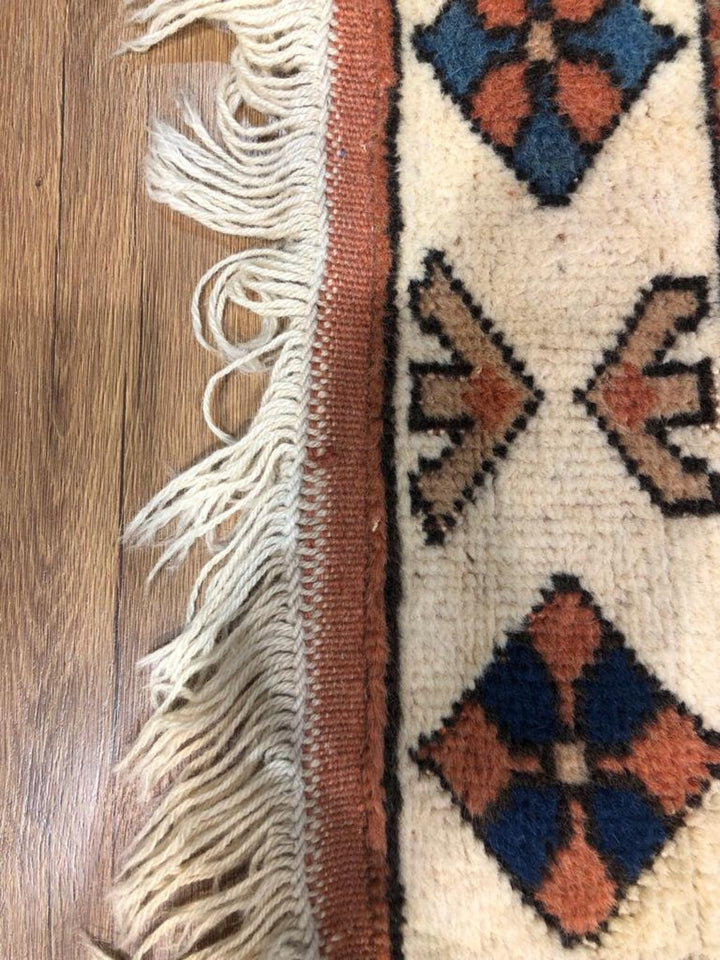 Rare Antique Balıkesir Sındırgı Handwoven Tribal Rug (4.10 ft. X 6.06 ft.) (125 cm x 185 cm)