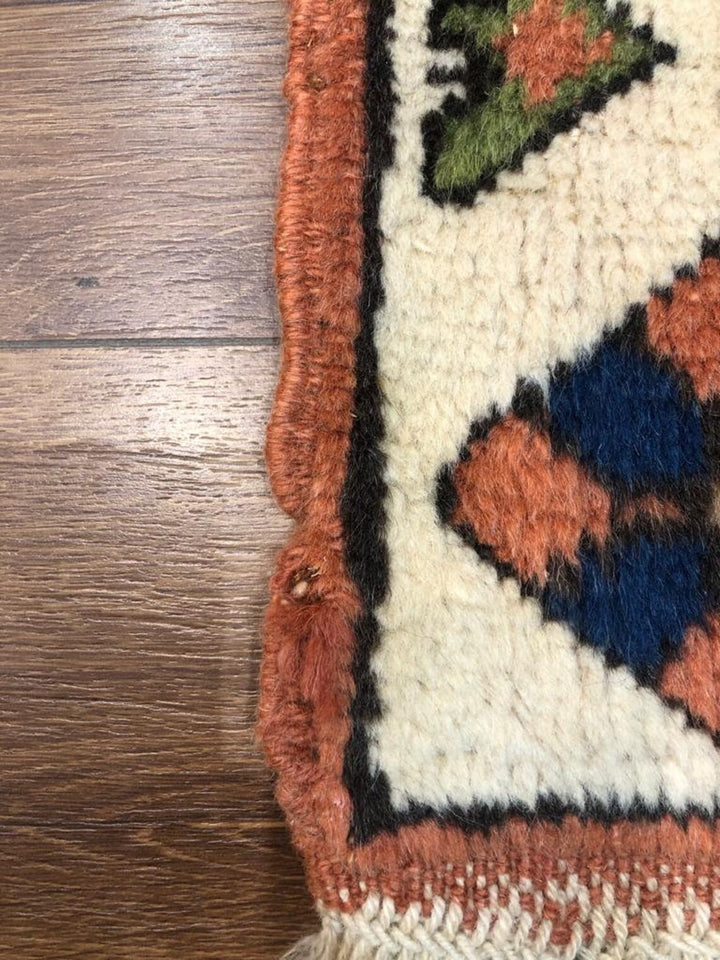 Rare Antique Balıkesir Sındırgı Handwoven Tribal Rug (4.10 ft. X 6.06 ft.) (125 cm x 185 cm)