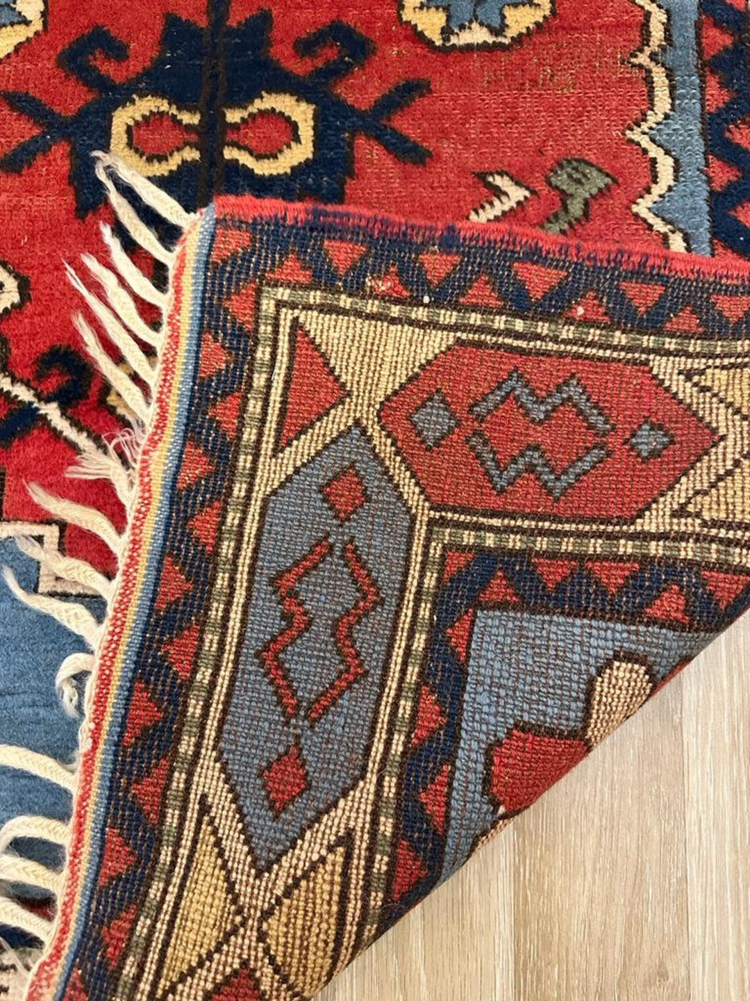 Rare Antique Balıkesir Sındırgı Handwoven Tribal Rug (3.60 ft X 5.90 ft) (110 cm x 180 cm)