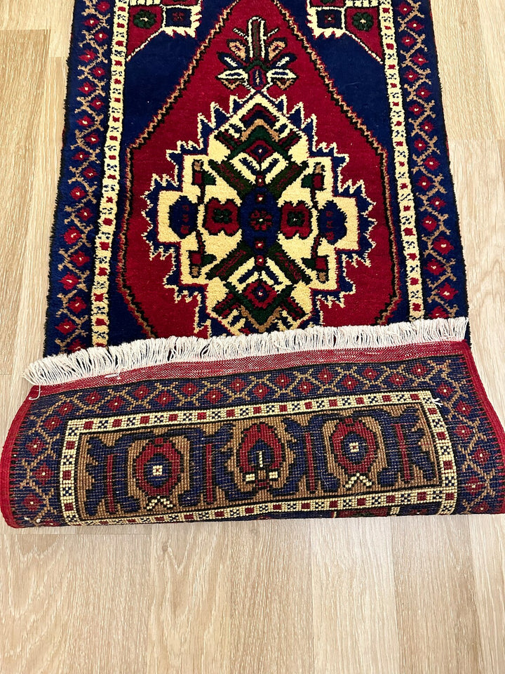 Rare Antique Handwoven Aksaray Nigde Taspinar (Central Anatolia) Kilim Rug (1.96 ft. X 4.26 ft.) (60 cm X 130 cm.)