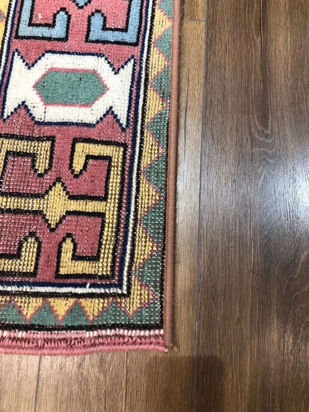 Antique Anatolian Afyon Basmakci Kilim Rug (5.57 ft. X 7.87 ft.) (170 cm x 240 cm) - Handwoven Vintage Wool Rug