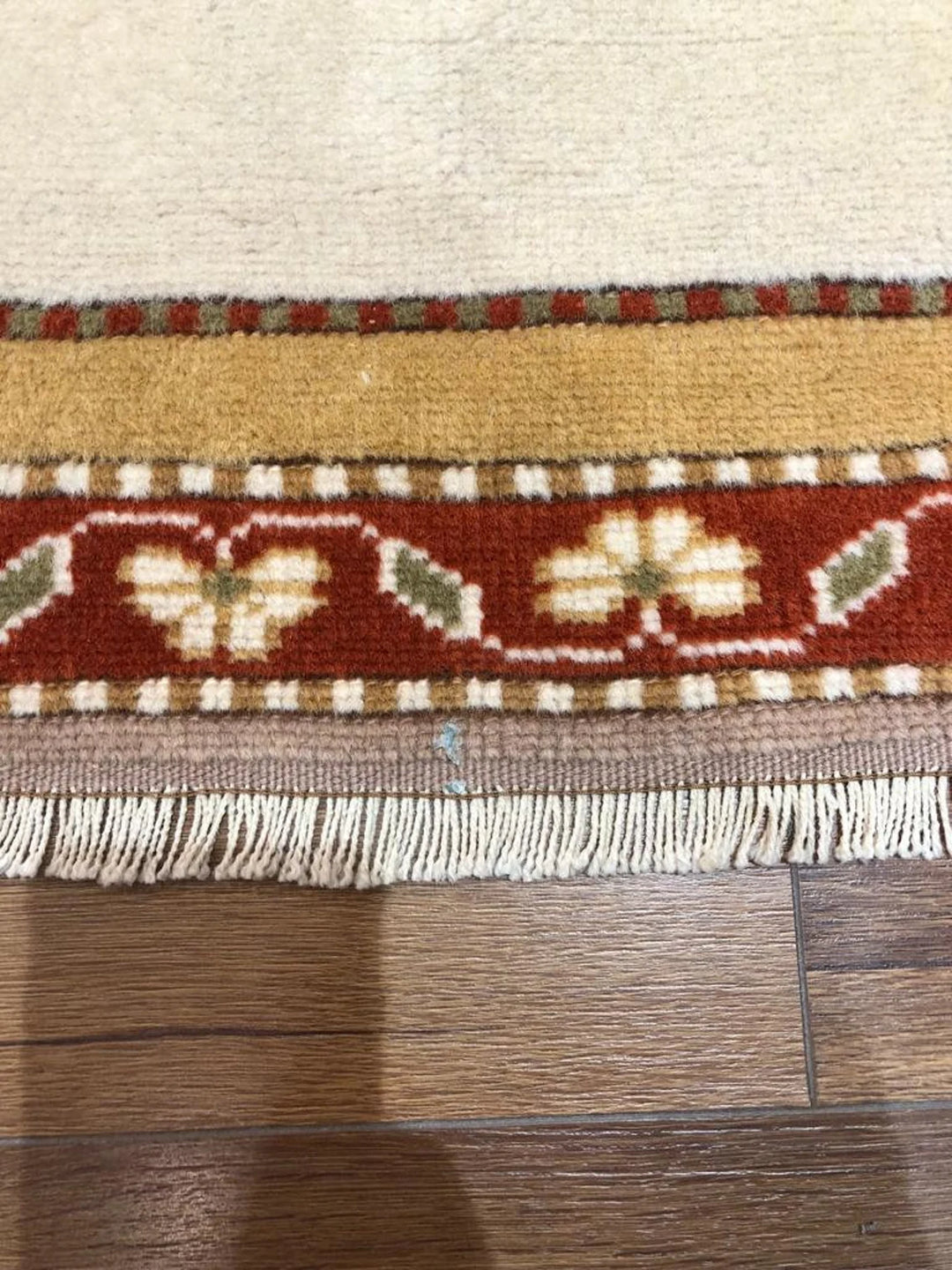 Rare Antique Handwoven Milas Kilim Rug (5.41 ft. X 7.21 ft.) (165 cm x 220 cm) - Anatolian Vintage Carpet