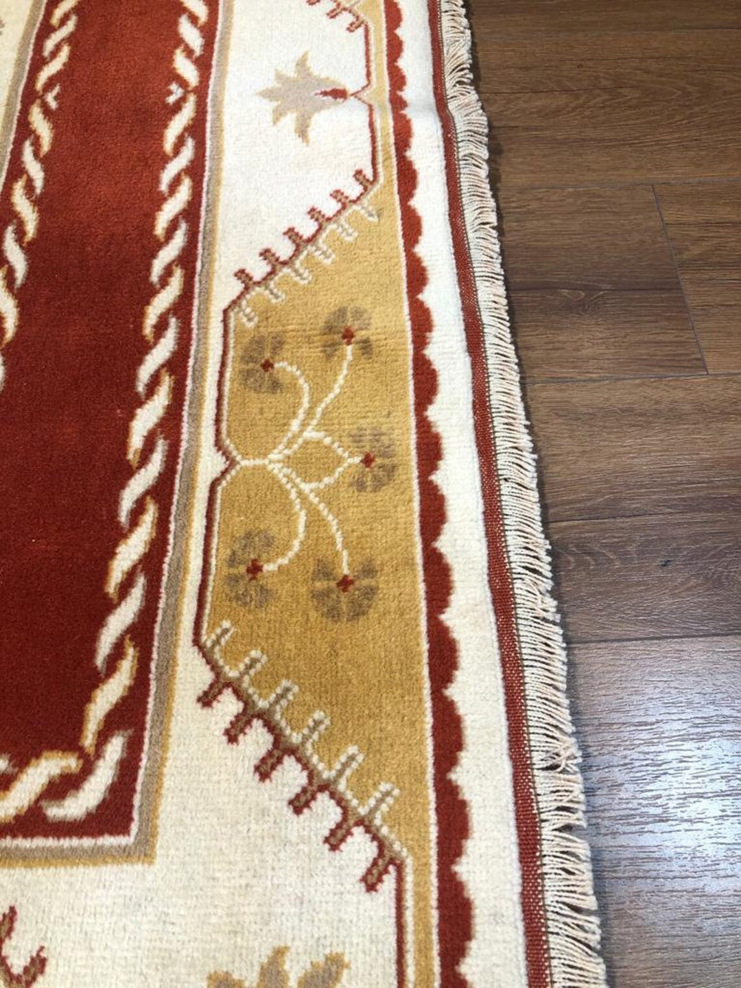 Antique Anatolian Milas Rectangle Rug (5.41 ft. X 7.70 ft.) (165 cm x 235 cm) - Handwoven Vintage Kilim