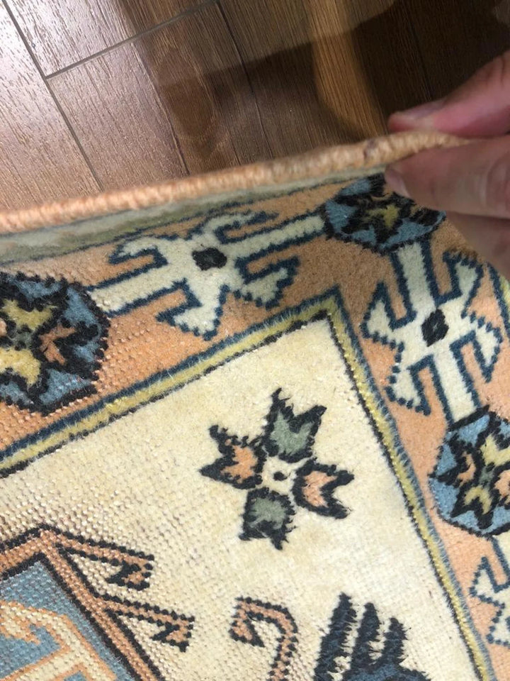 Handwoven Wool Kilim from Balıkesir Sındırgı - (1.64 ft X 4.92 ft) (50 cm x 150 cm)