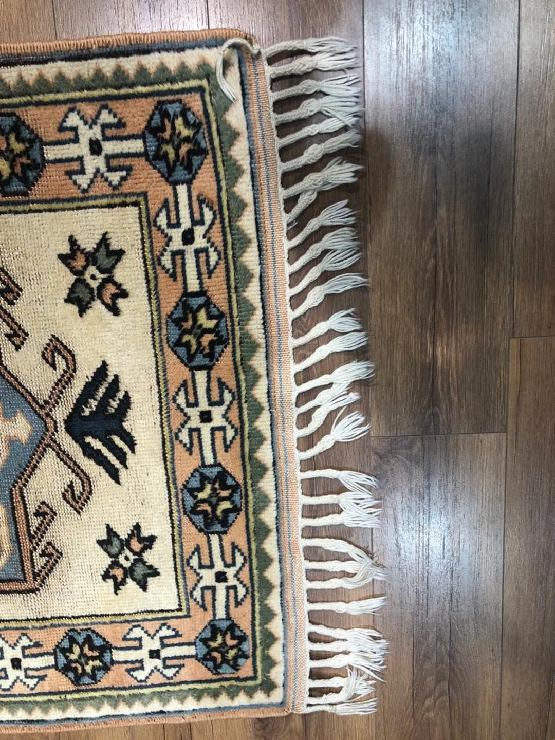 Handwoven Wool Kilim from Balıkesir Sındırgı - (1.64 ft X 4.92 ft) (50 cm x 150 cm)