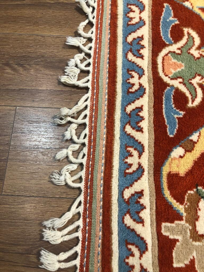 Antique Anatolian Yoruk Kilim Rug (5.74 ft. X 7.87 ft.) (175 cm x 240 cm) - Handwoven Vintage Wool Turkish Rug