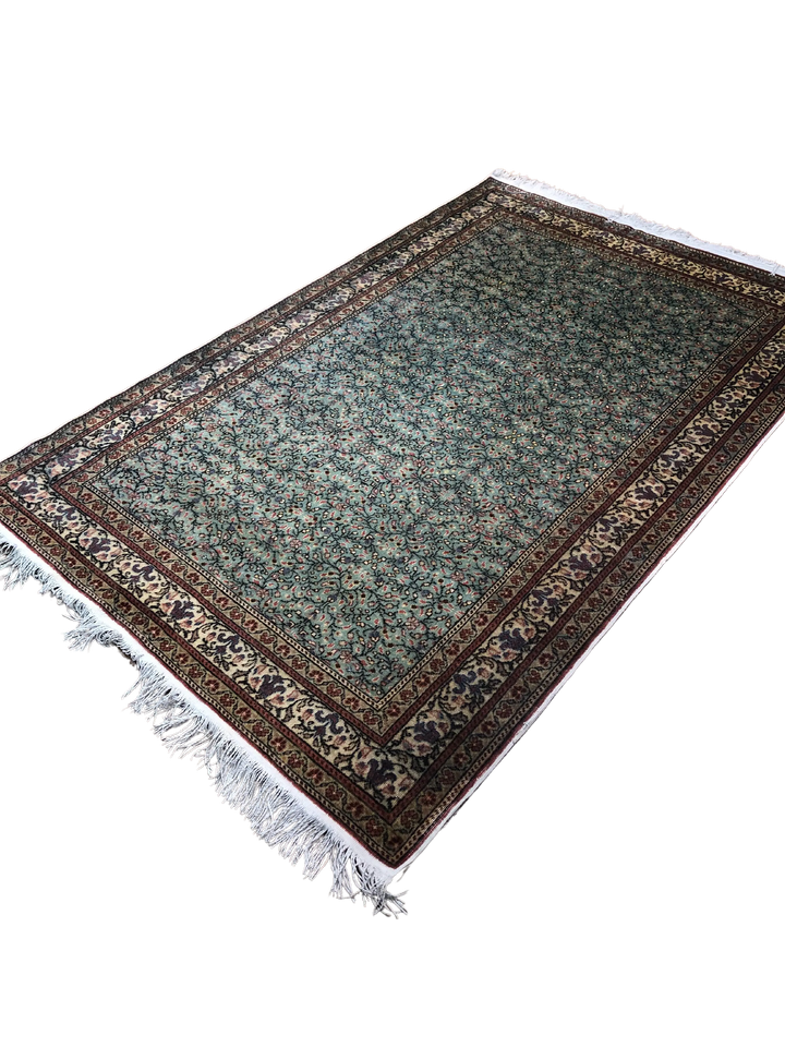 Antique Anatolian Kayseri Bunyan Handwoven Kilim Rug (4.92 ft. X 7.38 ft.) (150 cm x 225 cm) - Vintage Turkish Rug