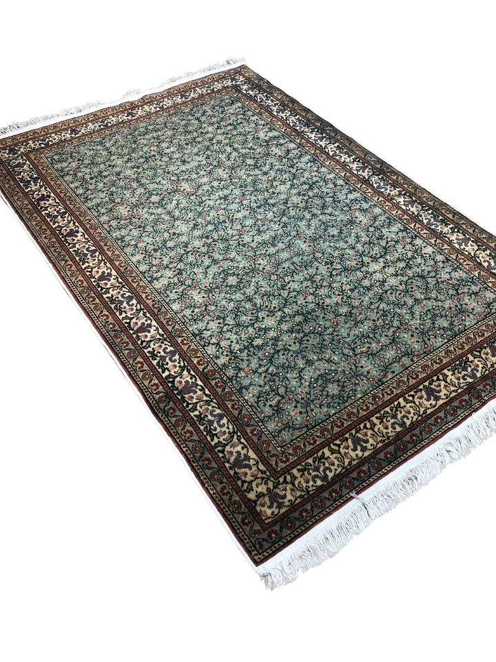 Antique Anatolian Kayseri Bunyan Handwoven Kilim Rug (4.92 ft. X 7.38 ft.) (150 cm x 225 cm) - Vintage Turkish Rug