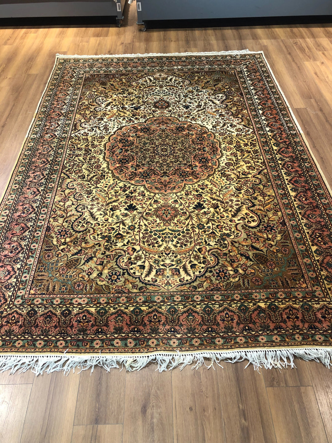 Antique Handwoven Konya Ladik Kilim Rug (6.88 ft. X 9.67 ft.) (210 cm x 295 cm) - Traditional 7X10 Ladik Design