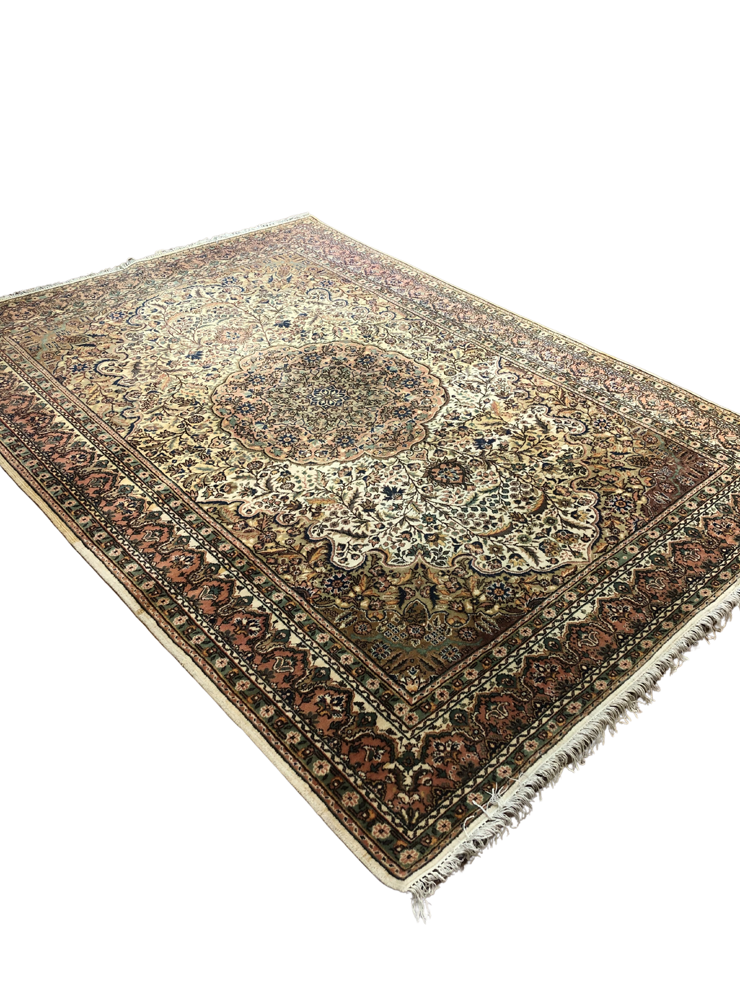 Antique Handwoven Konya Ladik Kilim Rug (6.88 ft. X 9.67 ft.) (210 cm x 295 cm) - Traditional 7X10 Ladik Design