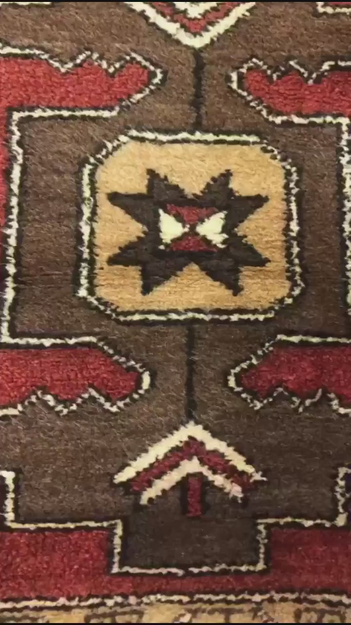 Rare Antique Handwoven Kars Turkish Kilim Rug (2.29 ft. X 5.74 ft.) (70 cm x 175 cm) - Vintage Wool Caucasian Rug