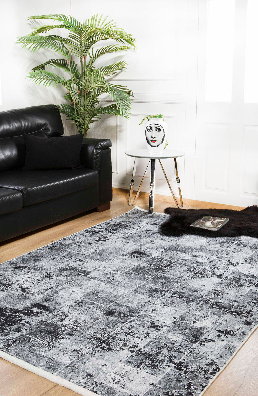 machine-washable-area-rug-Abstract-Modern-Collection-Gray-Anthracite-JR1395