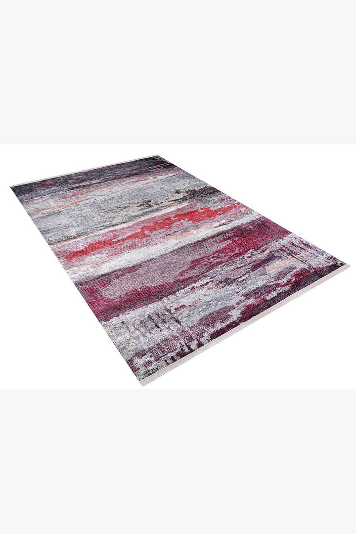 machine-washable-area-rug-Brushed-Modern-Collection-Pink-Red-JR143