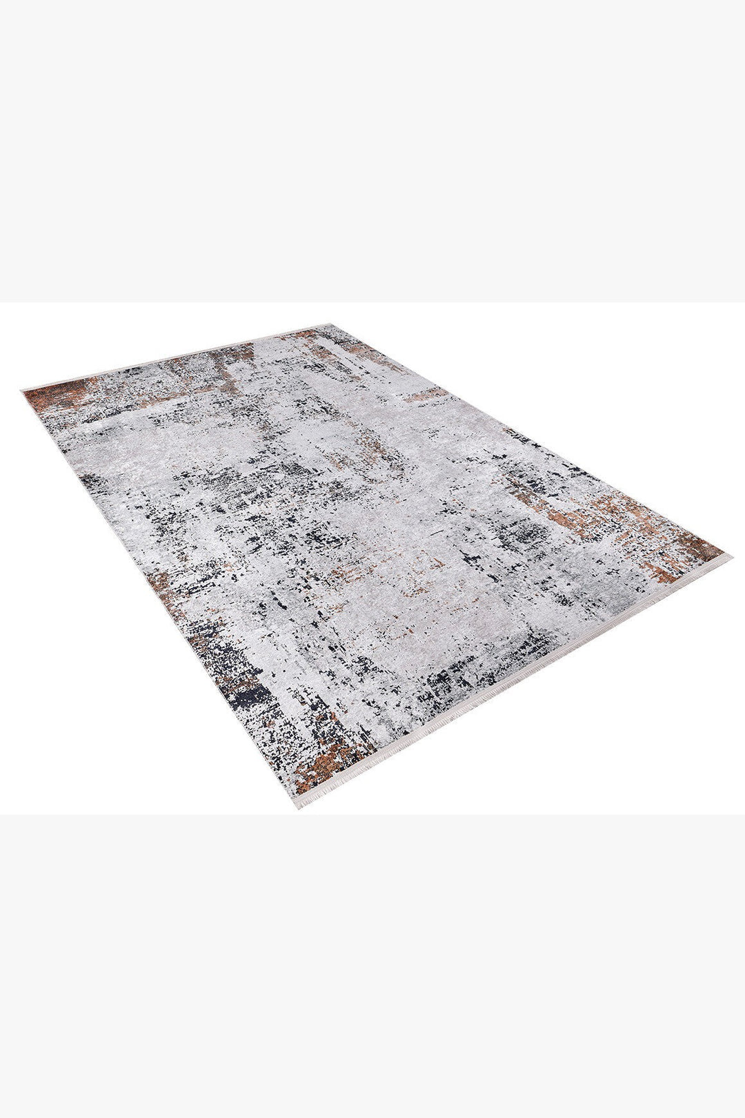 machine-washable-area-rug-Abstract-Modern-Collection-Gray-Anthracite-Orange-JR891