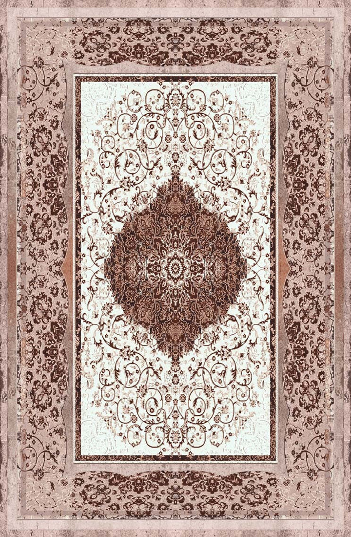 machine-washable-area-rug-Medallion-Collection-Bronze-Brown-JR1390