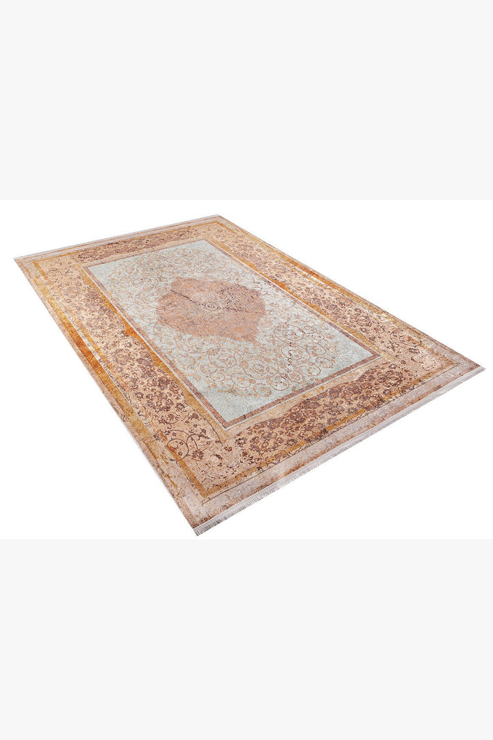 machine-washable-area-rug-Medallion-Collection-Bronze-Brown-JR1393