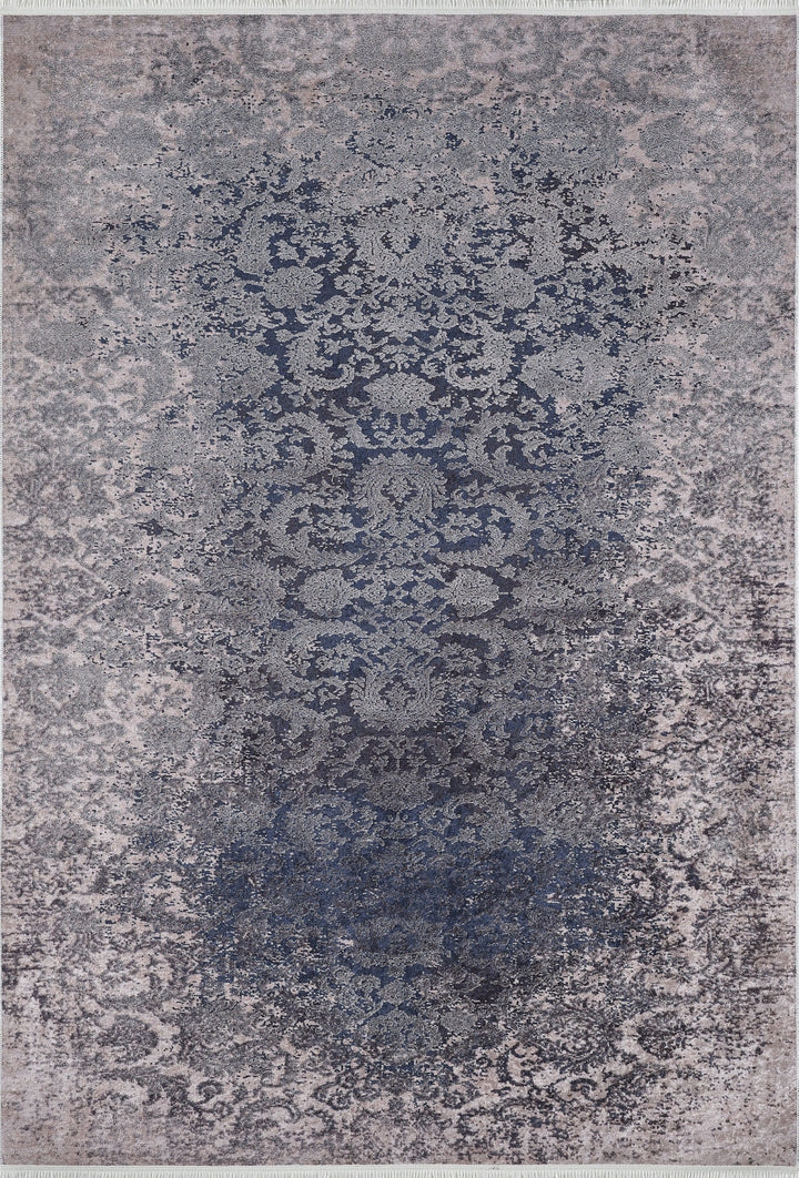 machine-washable-area-rug-Damask-Modern-Collection-Blue-Bronze-Brown-JR1856