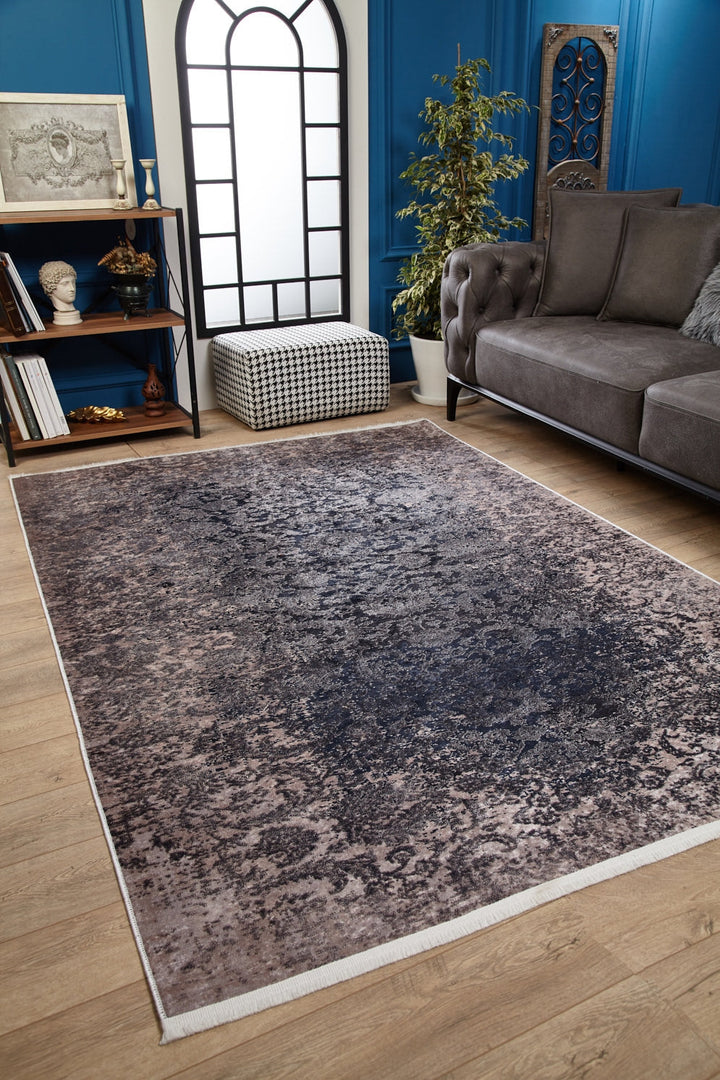 machine-washable-area-rug-Damask-Modern-Collection-Blue-Bronze-Brown-JR1856