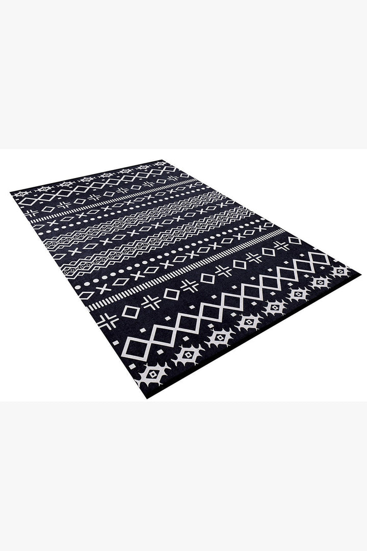 machine-washable-area-rug-Bohemian-Collection-Black-JR887