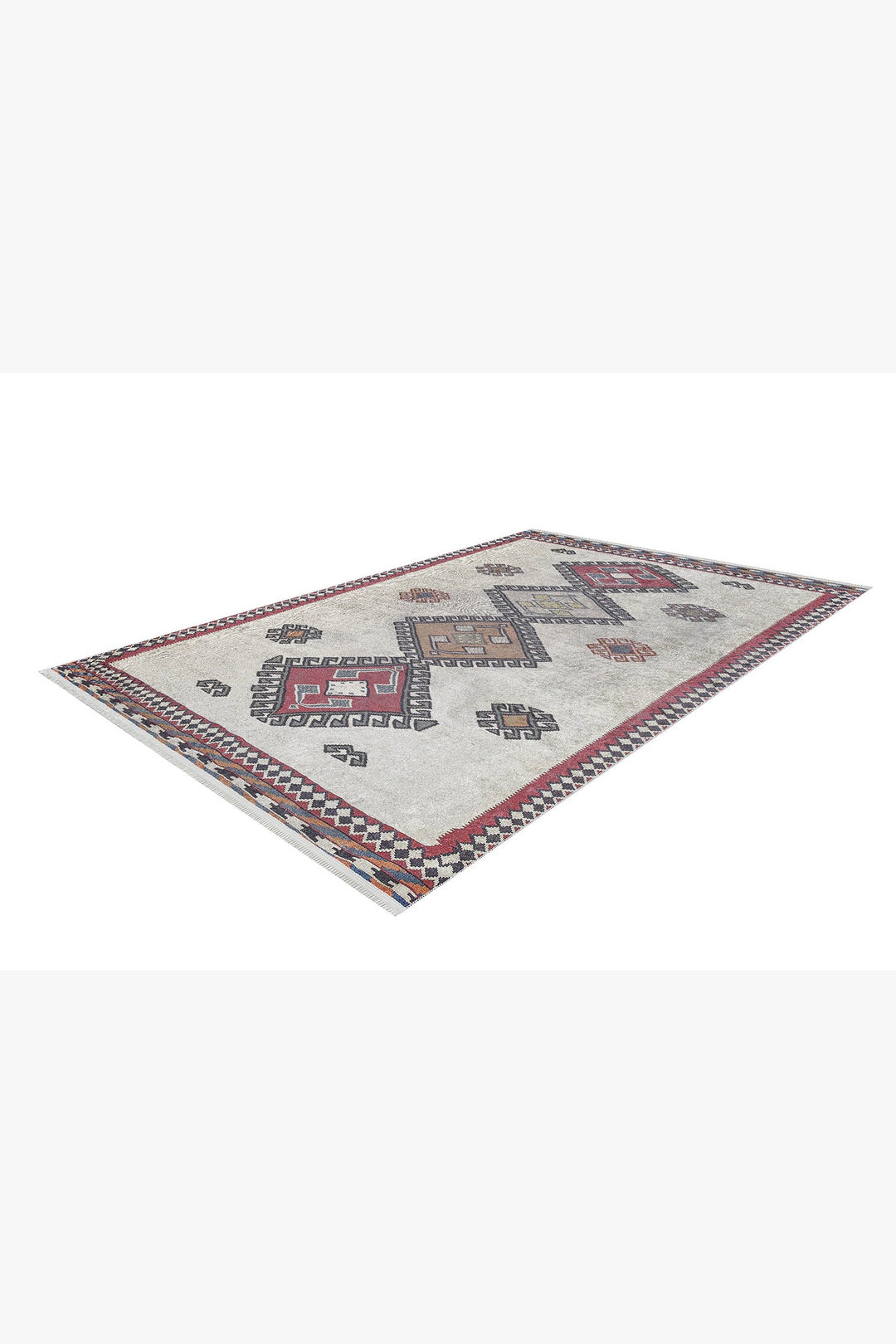 machine-washable-area-rug-Tribal-Ethnic-Collection-Gray-Anthracite-JR1565