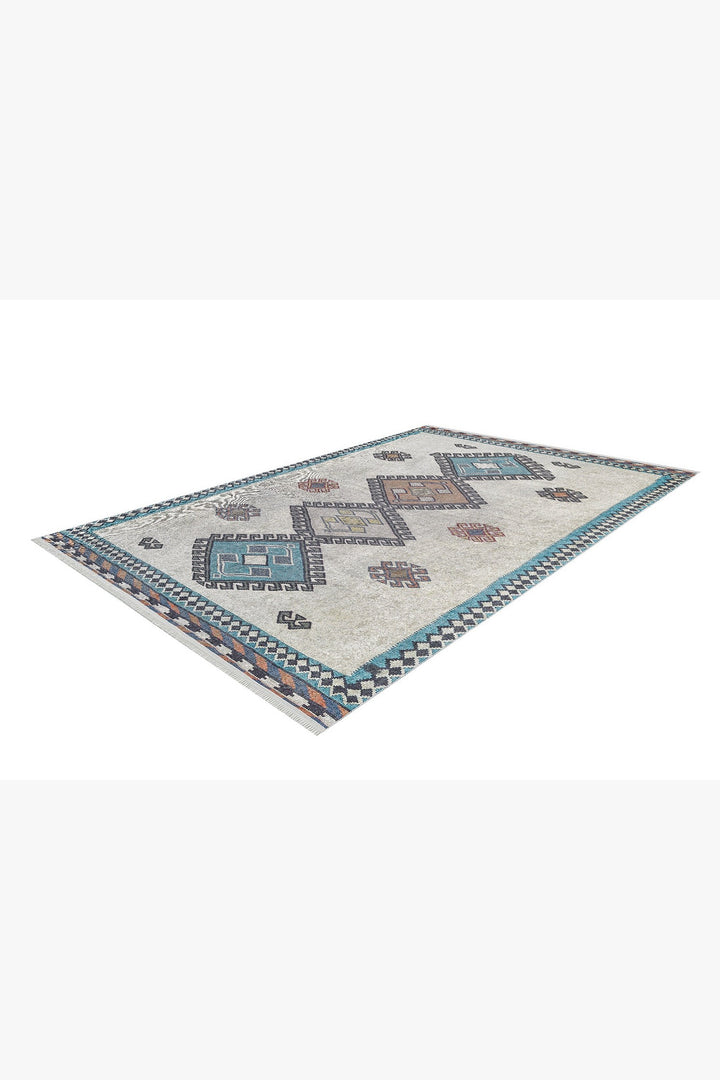 machine-washable-area-rug-Tribal-Ethnic-Collection-Blue-JR1566