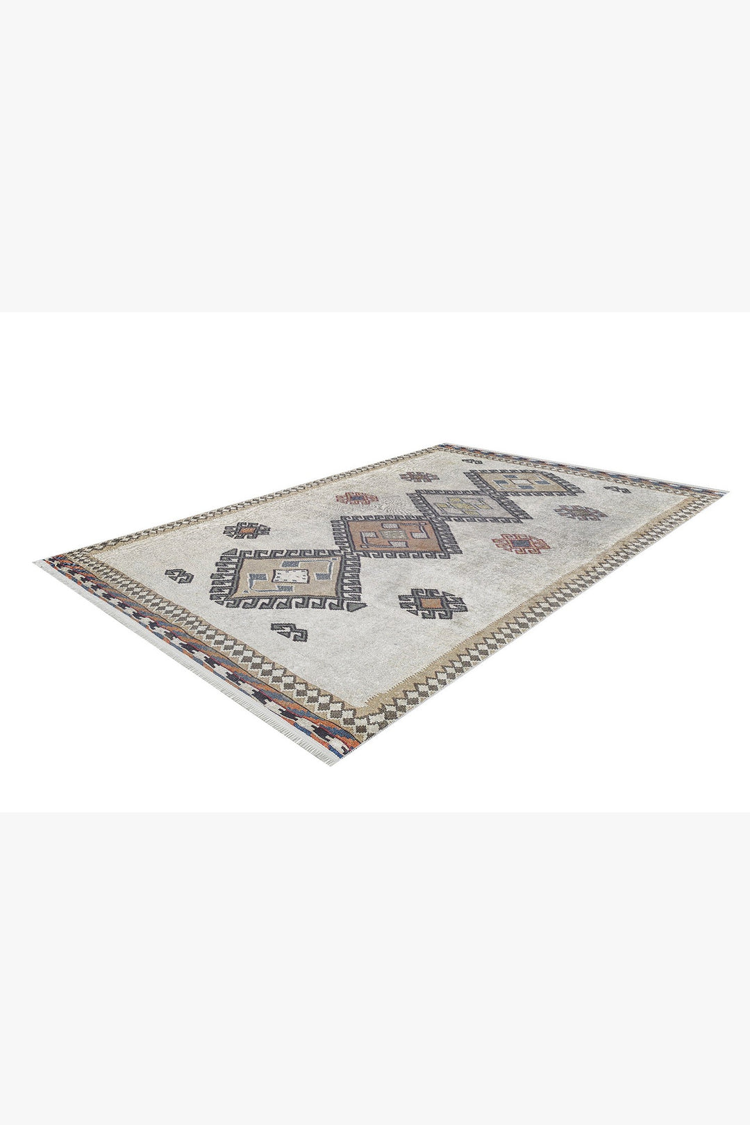 machine-washable-area-rug-Tribal-Ethnic-Collection-Cream-Beige-JR1567