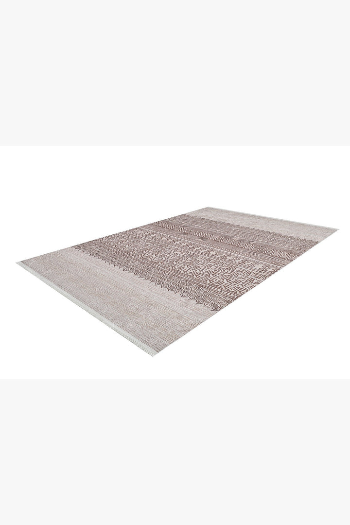 machine-washable-area-rug-Bohemian-Collection-Bronze-Brown-Cream-Beige-JR1586