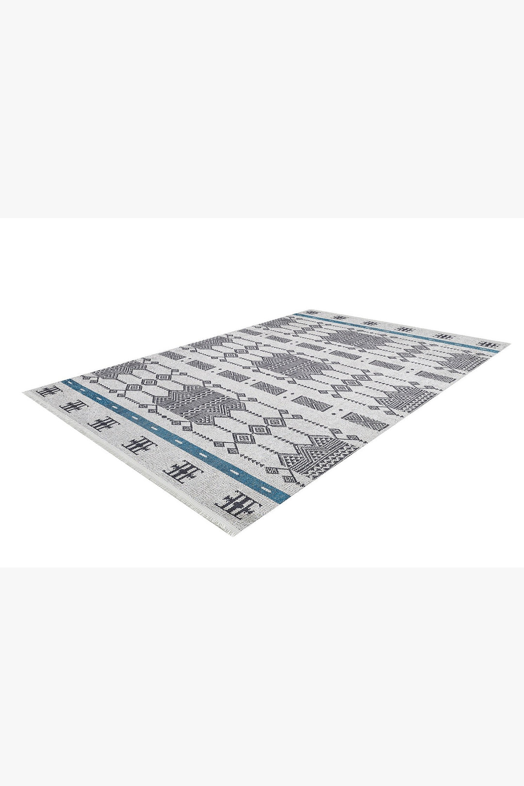 machine-washable-area-rug-Bohemian-Collection-Gray-Anthracite-JR1704