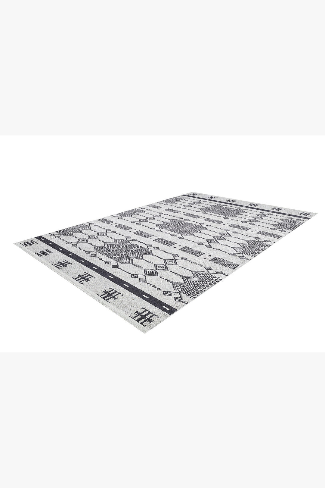 machine-washable-area-rug-Bohemian-Collection-Gray-Anthracite-JR1706