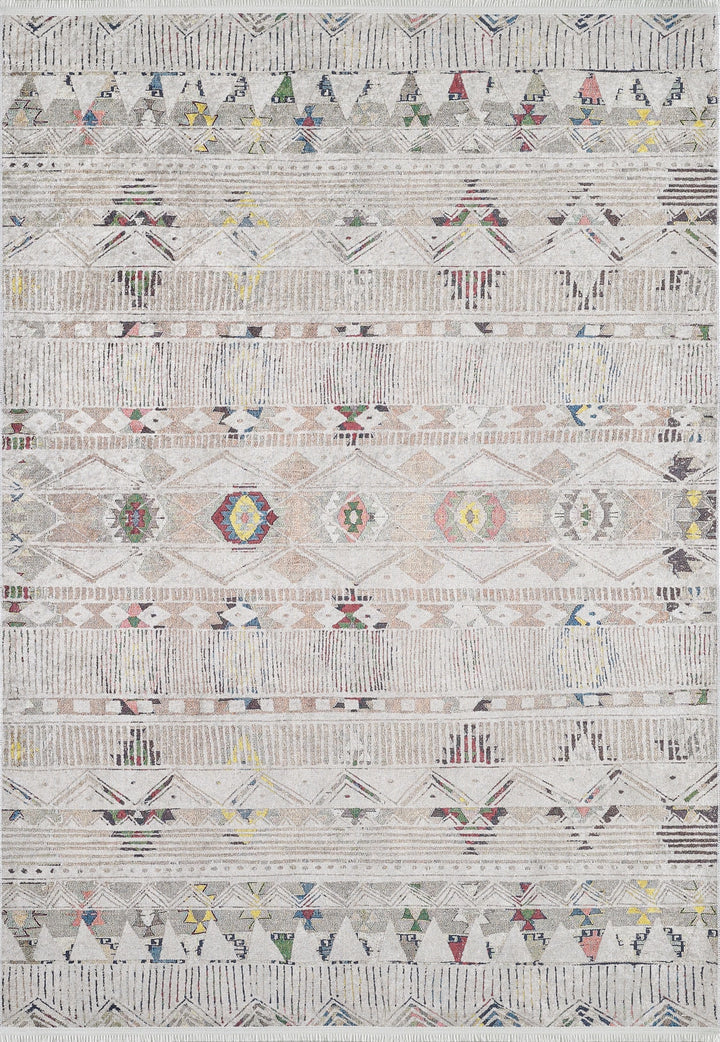 machine-washable-area-rug-Tribal-Ethnic-Collection-Cream-Beige-JR1716