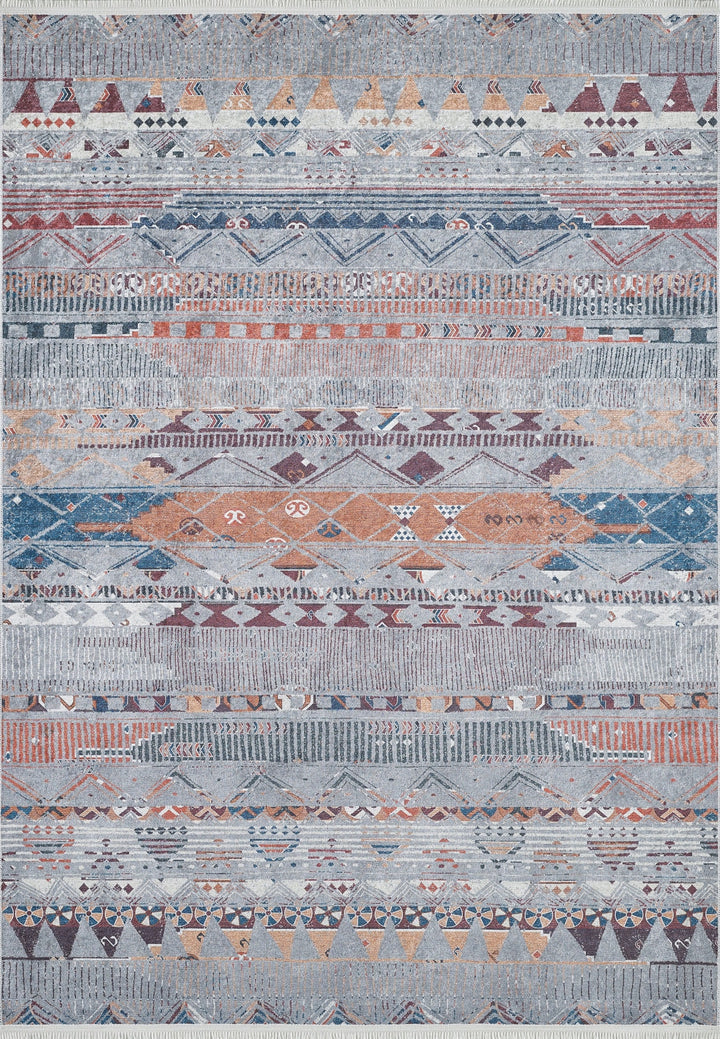 machine-washable-area-rug-Tribal-Ethnic-Collection-Gray-Anthracite-JR1718