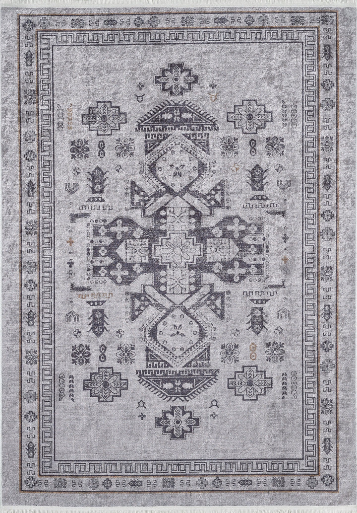 machine-washable-area-rug-Medallion-Tribal-Ethnic-Collection-Gray-Anthracite-JR1891