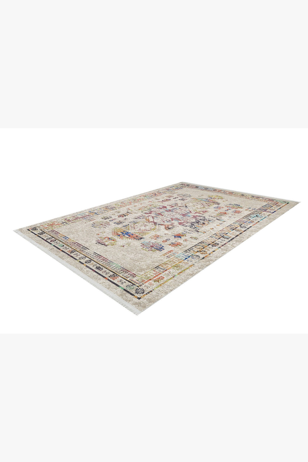 machine-washable-area-rug-Medallion-Tribal-Ethnic-Collection-Cream-Beige-JR1894