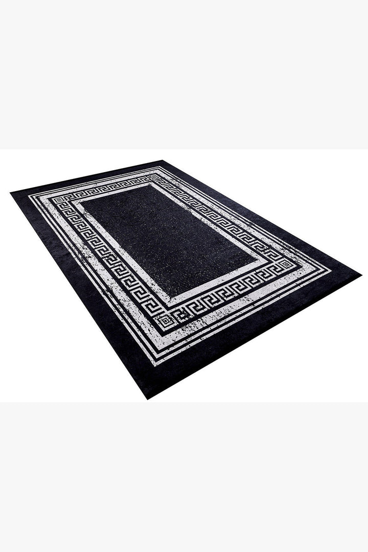 machine-washable-area-rug-Bordered-Modern-Collection-Black-JR1177