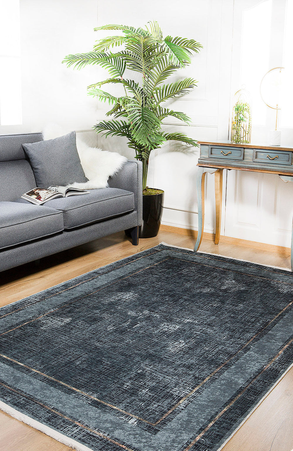 machine-washable-area-rug-Bordered-Modern-Collection-Blue-JR1364