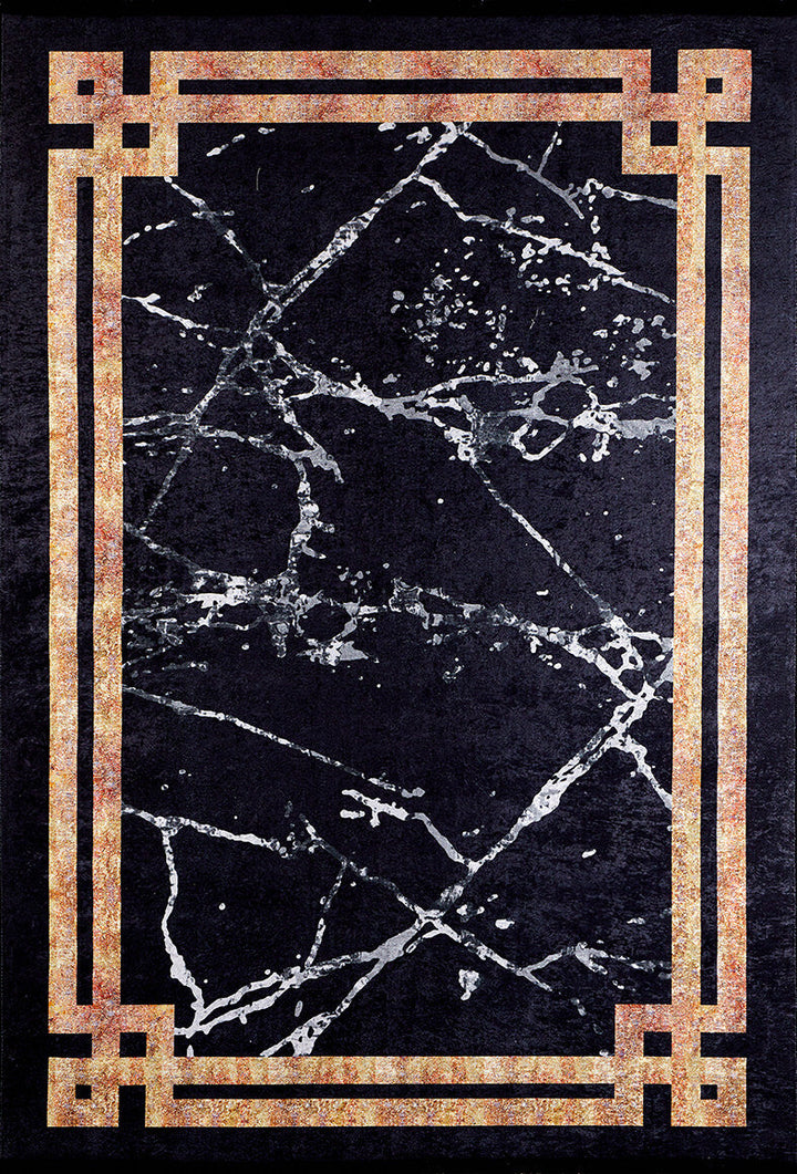 machine-washable-area-rug-Bordered-Modern-Collection-Black-JR1405