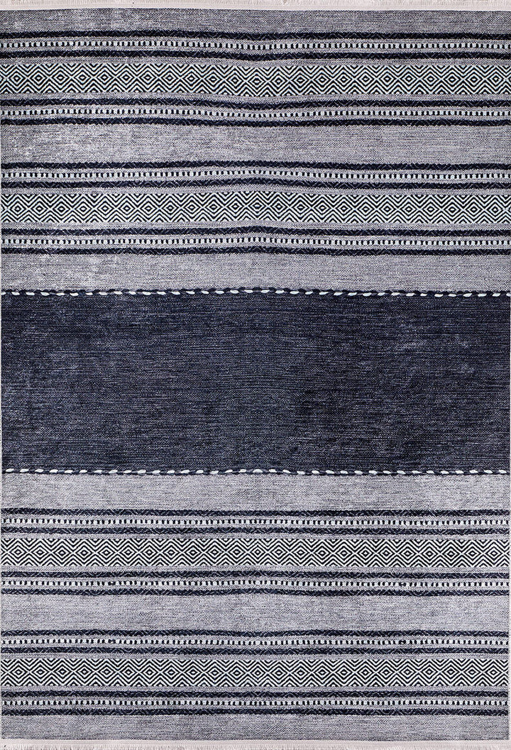 machine-washable-area-rug-Stripe-Modern-Collection-Gray-Anthracite-JR1546