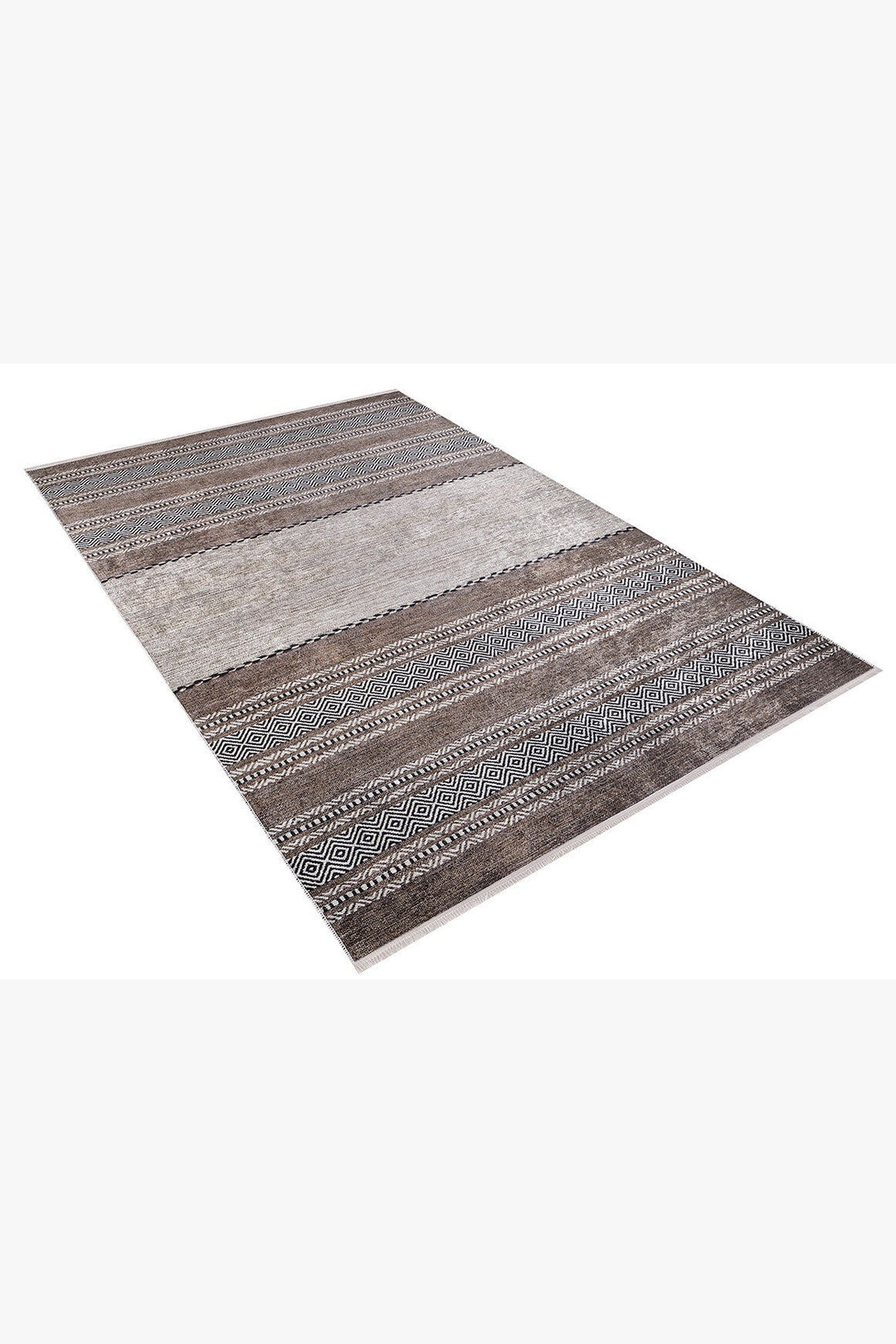 machine-washable-area-rug-Stripe-Modern-Collection-Bronze-Brown-JR1547