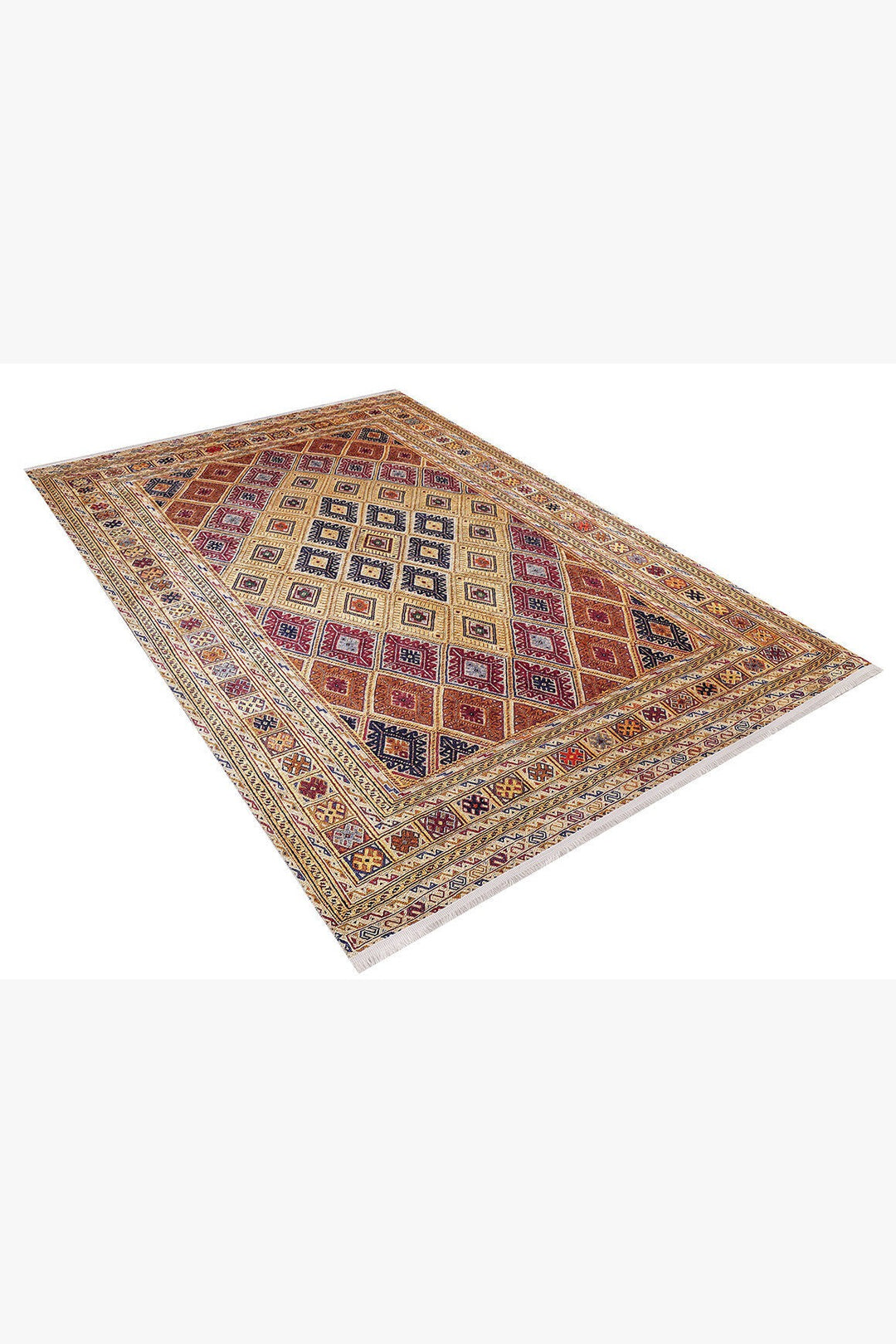 machine-washable-area-rug-Traditional-Collection-Orange-JR44