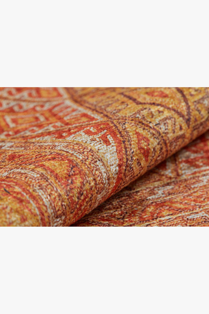 machine-washable-area-rug-Traditional-Collection-Orange-JR45