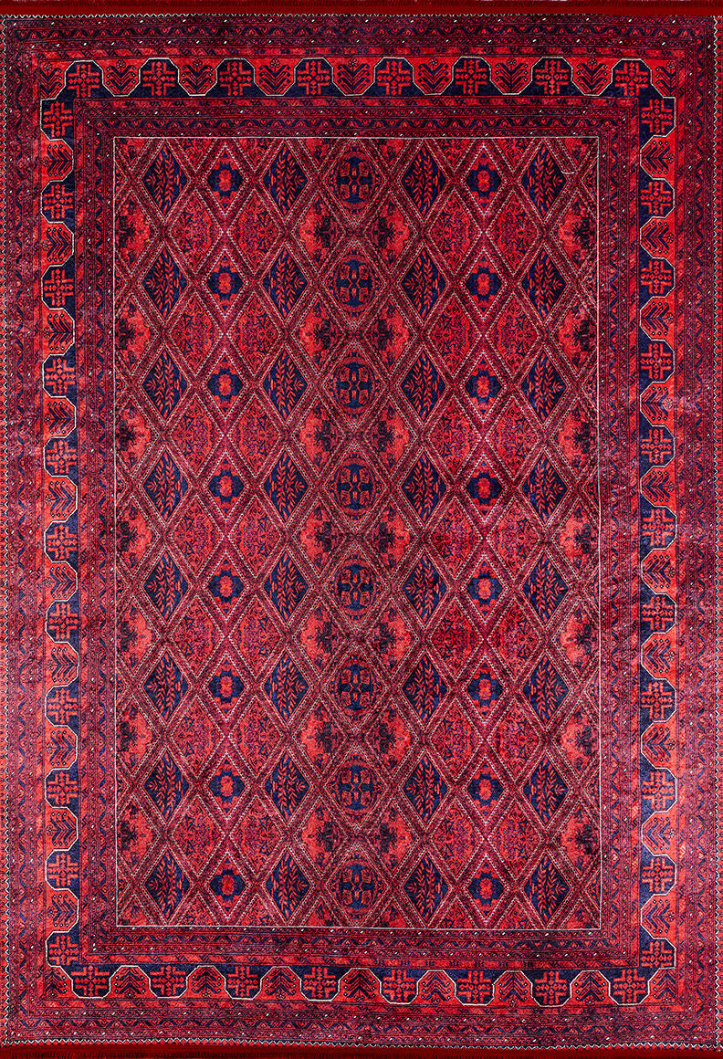 machine-washable-area-rug-Traditional-Collection-Red-JR1132