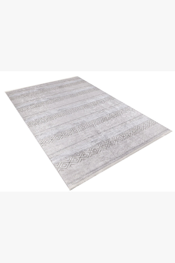 machine-washable-area-rug-Stripe-Modern-Collection-Gray-Anthracite-Cream-Beige-JR894