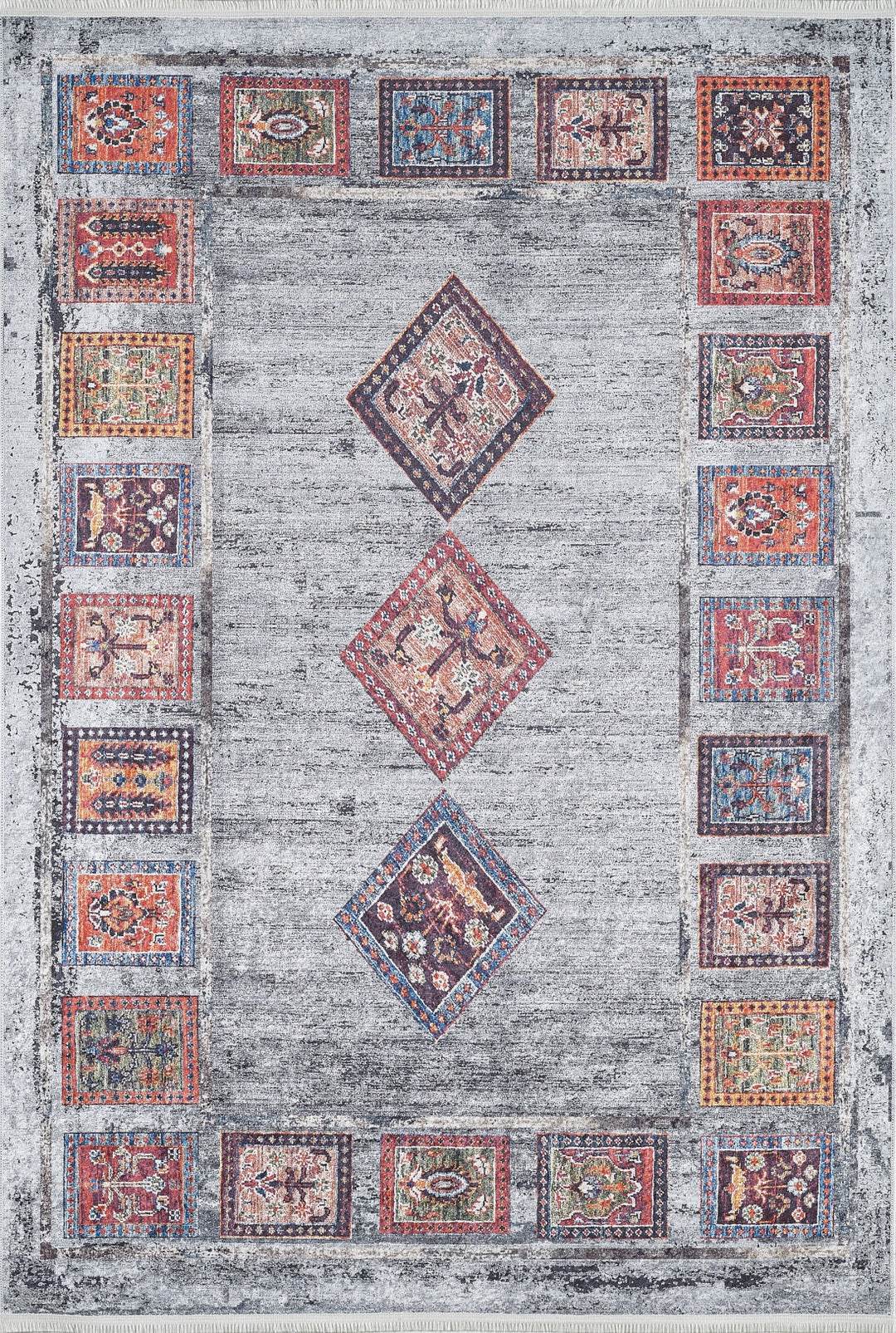 machine-washable-area-rug-Tribal-Ethnic-Collection-Blue-JR1560