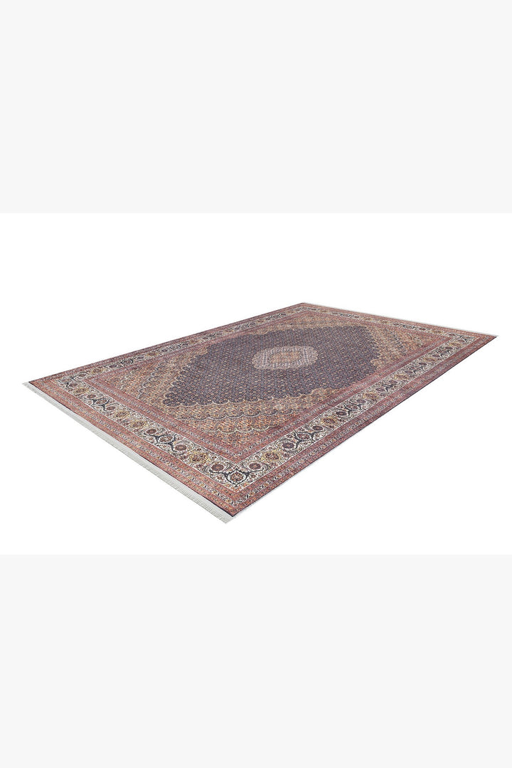 machine-washable-area-rug-Medallion-Persian-Collection-Bronze-Brown-JR1675