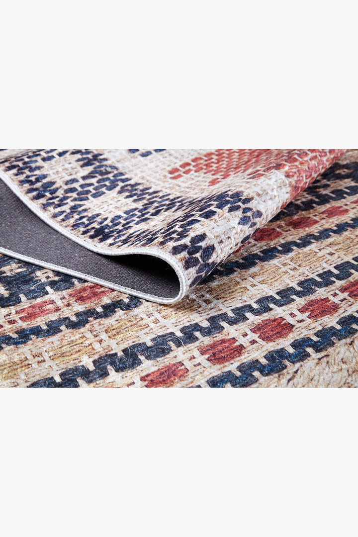 machine-washable-area-rug-Tribal-Ethnic-Collection-Cream-Beige-JR1723